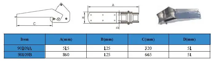 Stainless steel mirror polish bow roller with nylon wheel