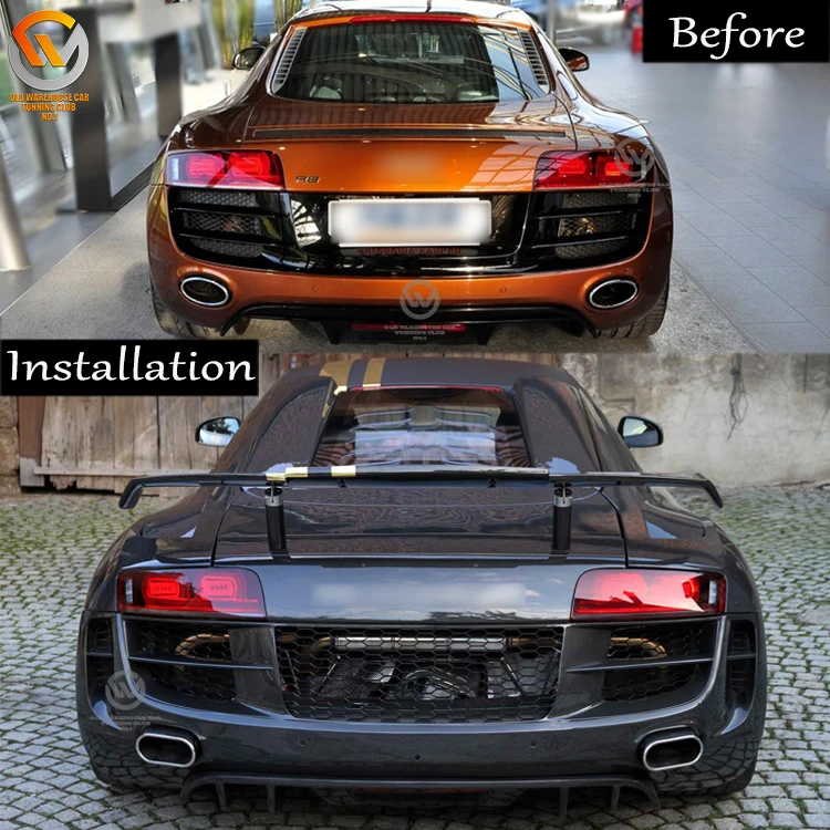 PPI Style Carbon Fiber Auto Body Kit for Au-Di R8 2007-2014