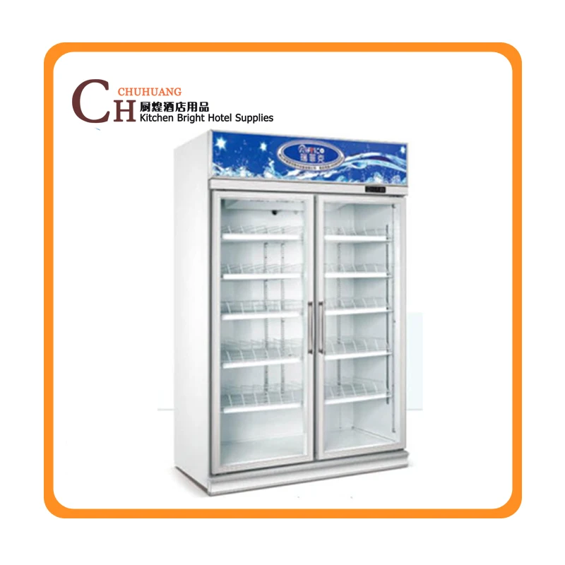 Double Door Beverage Display Cooler Drinks Fridge Supermarket Refrigerator Upright Freezer Double Door Beverage Display Cooler Drinks Fridge Supermarket Refrigerator Upright Freezer