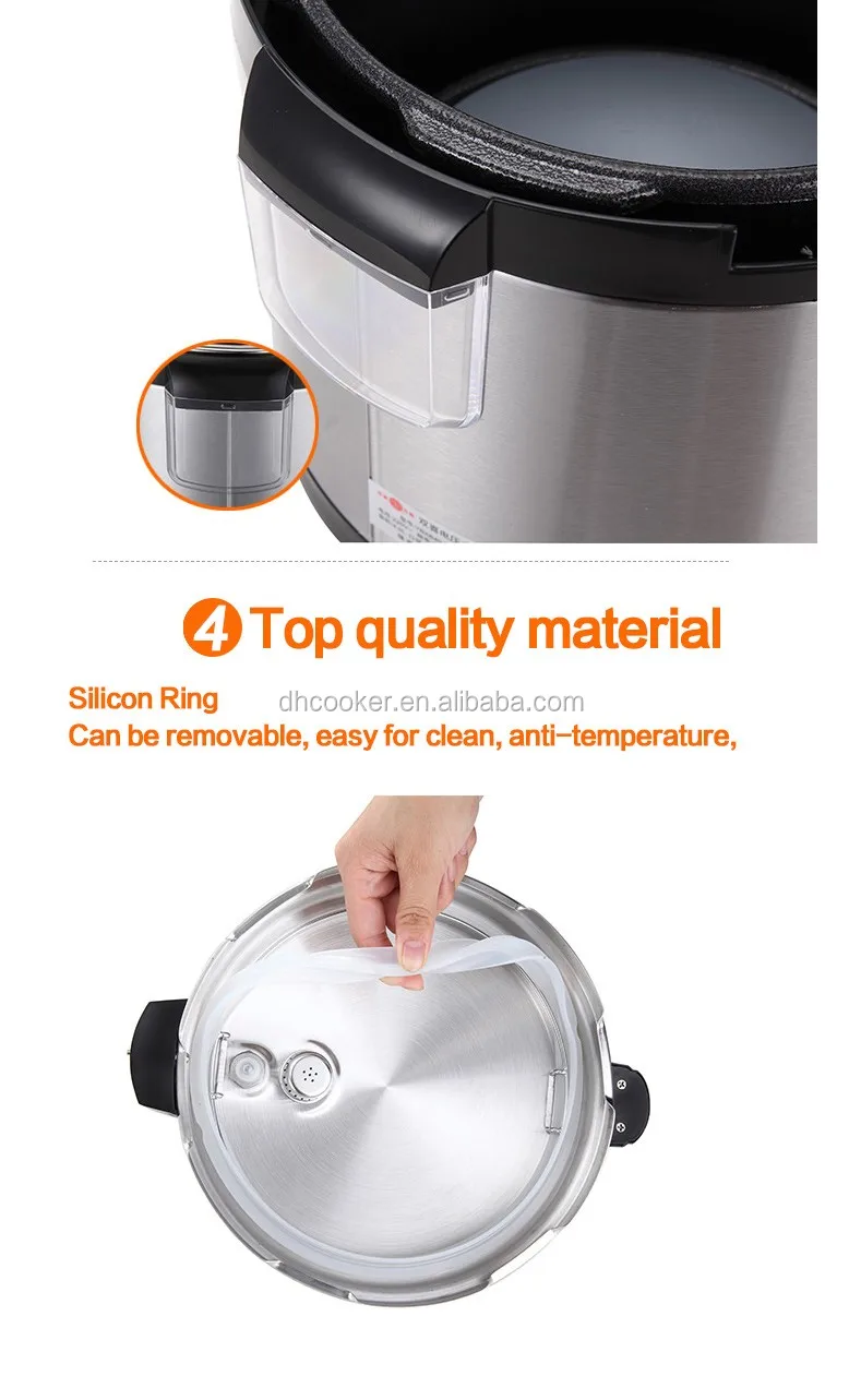 6 Liter Hot Selling Electric Pressure Cooker With Certification - Buy ...