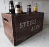 Vintage style Handcrafted Personalised Beer Crate to stock with his favorite tipple perfect christmas gift