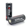 high capacity Soshine LiFePO4 26650 3.2V 3200mAh Lithium Iron Phosphate Rechargeable Battery with PCB (2 pcs)