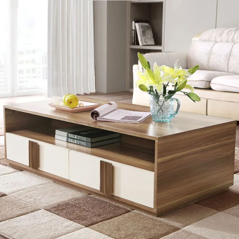 Modern Wooden Tea And Coffee Table Design With Drawers Buy Wooden Tea Table Design Modern Tea Table Coffee Table Product On Alibaba Com