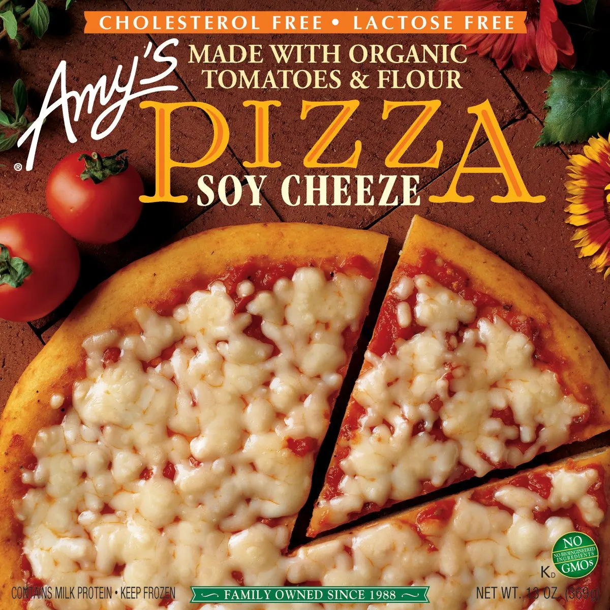 Amy's Soy Cheese Pizza, Organic, 13-Ounce Boxes (Pack of 8)