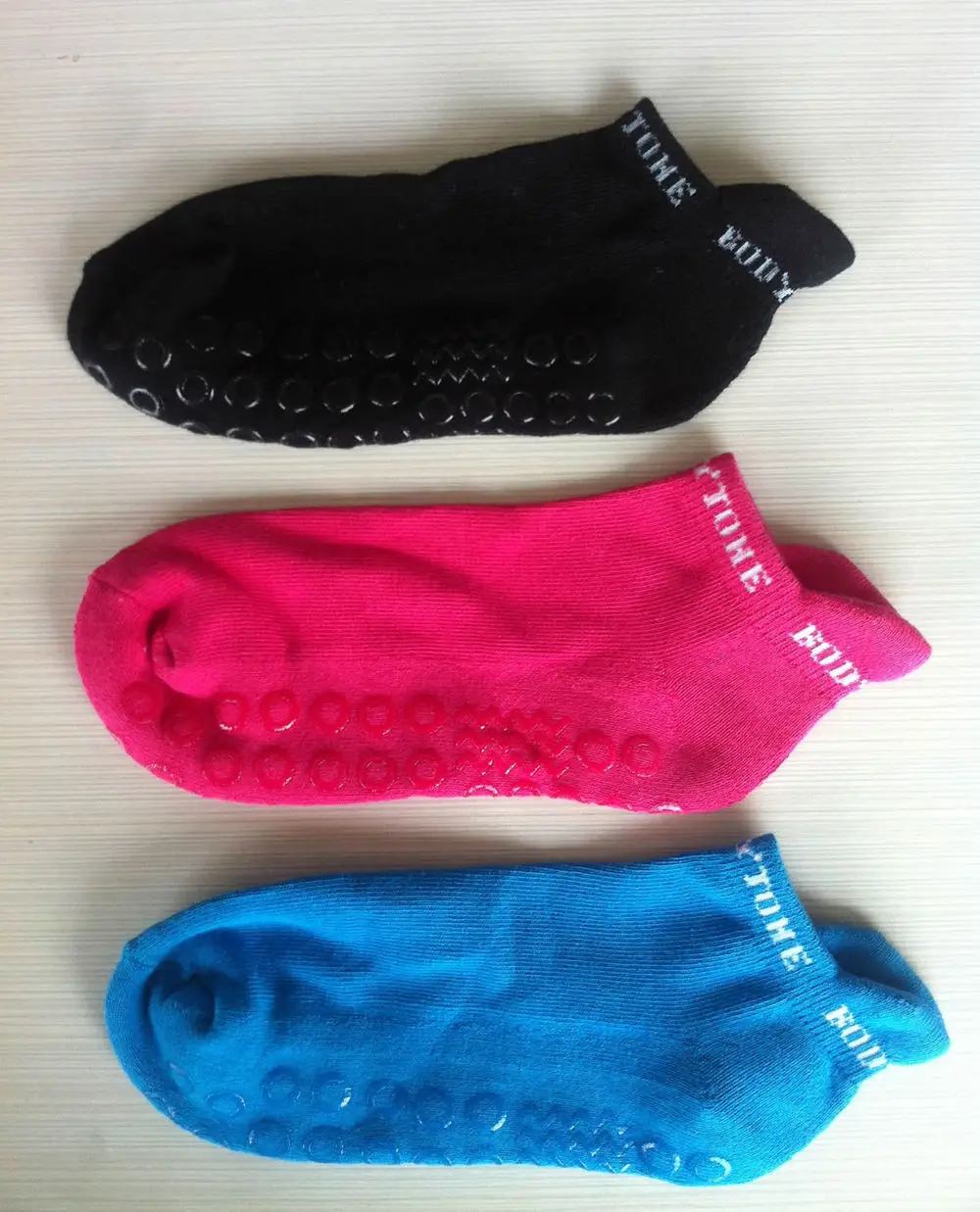 Yoga Bulk Wholesale Custom Anti Slip Silicon Gel Cotton Kids Grip