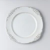Round Plastic Dinner cake Charger Plates For Wedding Decoration