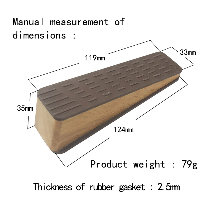 door stopper size