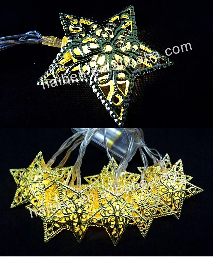 Manufacturer Hanging Celebrations Festival Xmas Iron 10led Heart/Star/Ball/Tree Led Christmas Lights