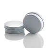 Wholesale White Aluminum Jar Container 30ml 50ml 100ml 150ml Paint Round Metal Tin Box Empty Tin Can With Screw Top (NAL07A)
