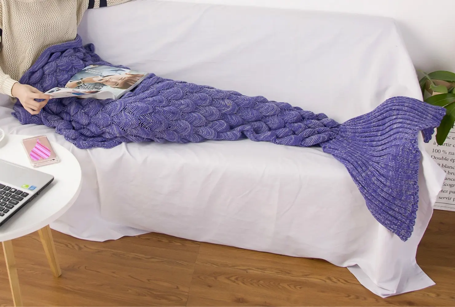 Yamuda Mermaid Tail Blanket For S Crochet Snuggle Yamuda Mermaid Tail Blanket For S Crochet Snuggle