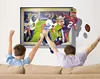 Exciting Football Game 3d Wall Sticker For Home Decoration Wall Art