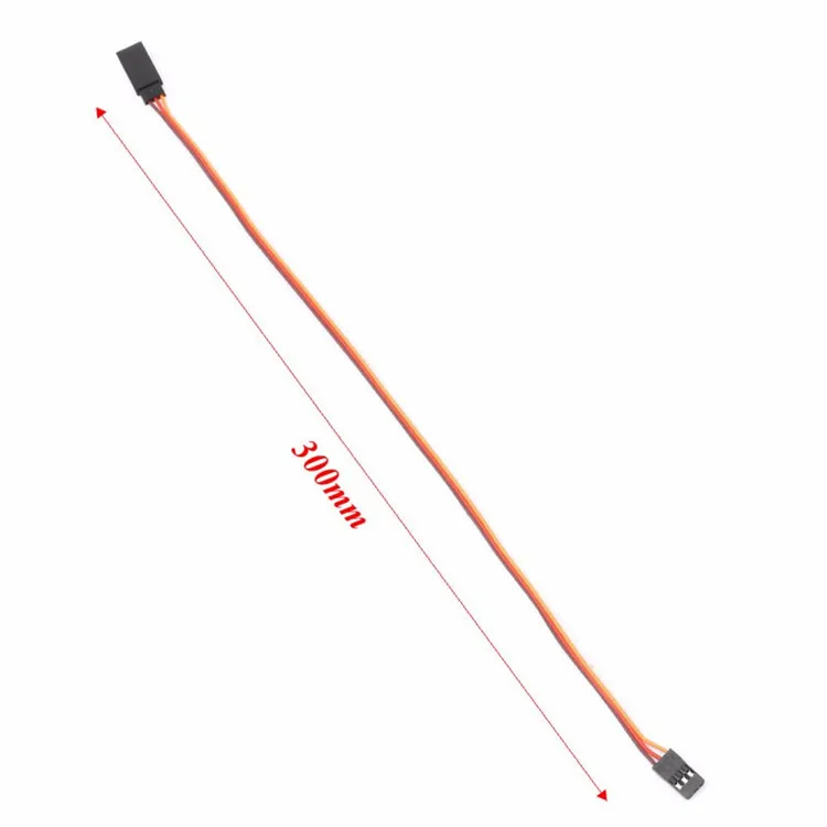 300mm 30cm 22AWG 60core Futaba JR servo extension cable wire leads for rc helicopter