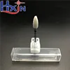 1pc plastic box packing green color ceramic nail drill bit for nail art