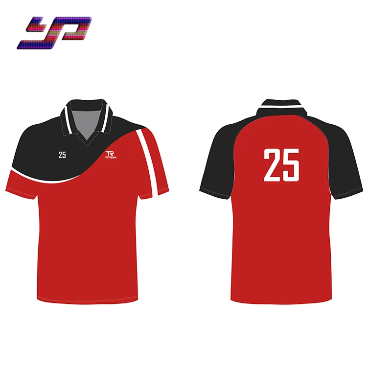 Wholesale Digital Printing Cricket Jersey Pattern Dri Fit Cricket Team