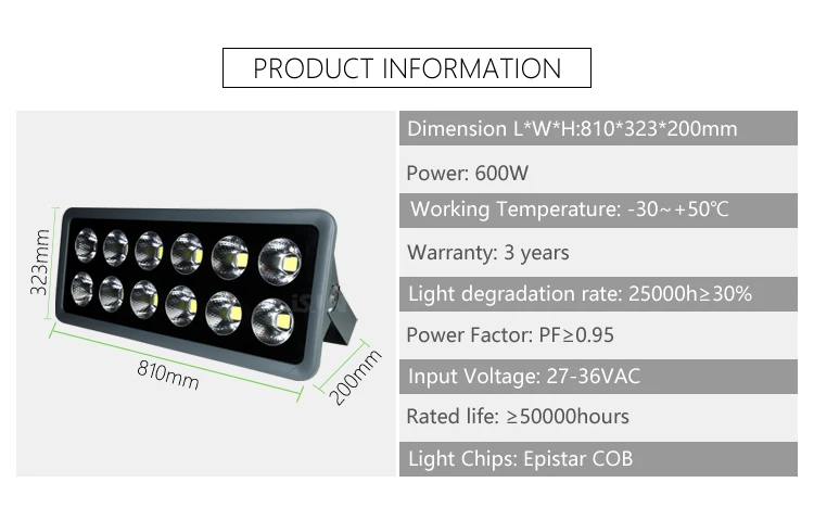 600 Watt Led Flood Light