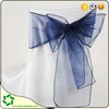 Crystal Invitation Ribbon Slider buckle Wedding navy blue chair sash