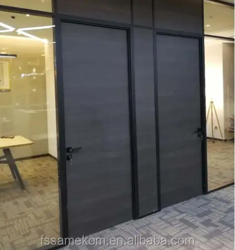 Zeitgen&ouml;ssische holz b&uuml;ro eingangst&uuml;r