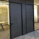 Contemporary wooden office entry door