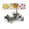 Fried corn cone puff chips 2d 3d snack pellet fryums papad wheat slanty chips make machine process equipment plant manufacturer