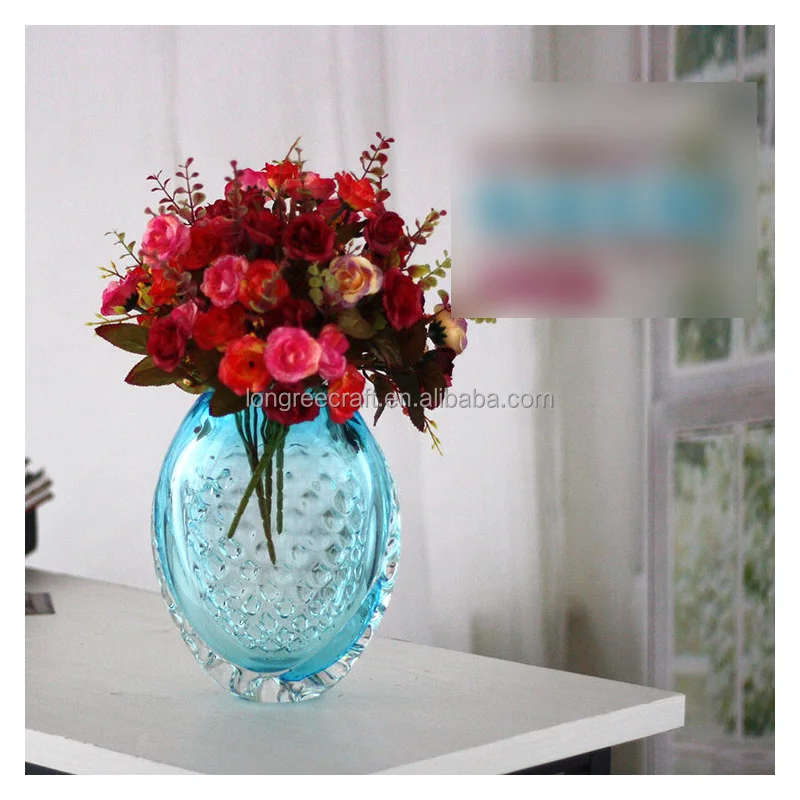 Liefelijk romantische decoraties vaas woonkamer tafel vaas blauw ... Vaas woonkamer decoratie
