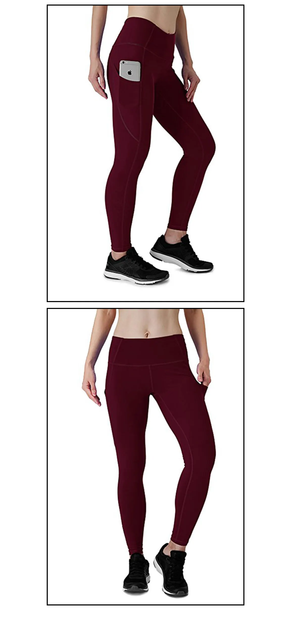 Wholesale High Waist Sex Women Yoga Pants With Pocket No