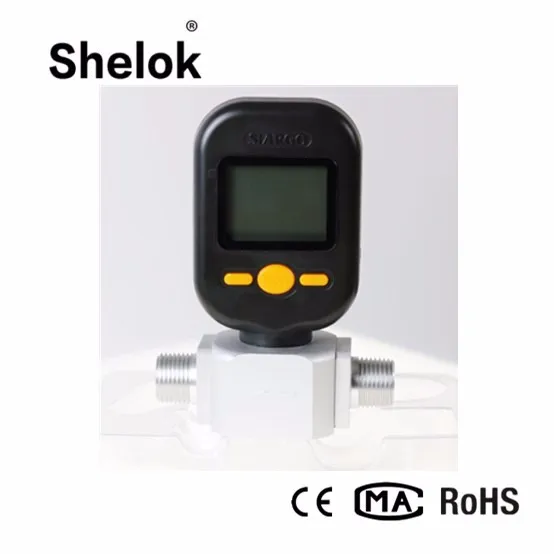 Digital nitrogen gas air mass flow meter flowmeter