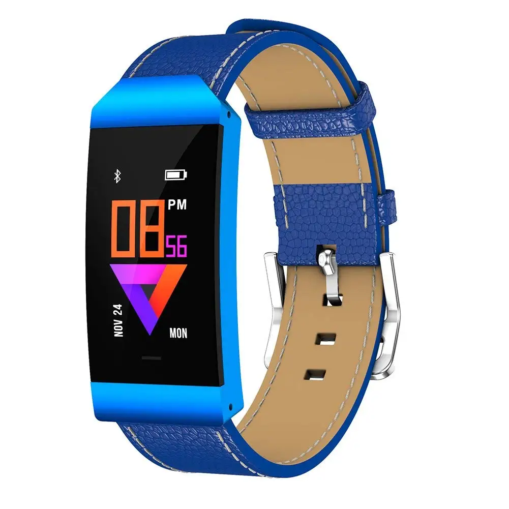 Uhruolo Fitness Tracker With Pedometer Blood Oxygen Heart Rate Blood Pressure Monitoring Smart Watch Activity Tracker Waterproof Fitness Watch,Blue