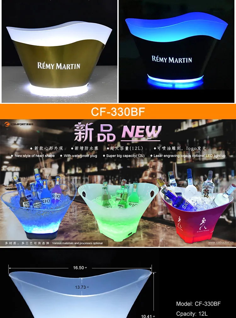2019 Big Night Club Wine Led Ice Bucket Holder Champagne Corona Beer