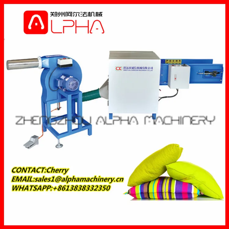 Automatic Plush Toy Stuffing Feather Foam Fibre Automatic Pillow