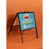 pavement A frame steel angle post stand poster holder