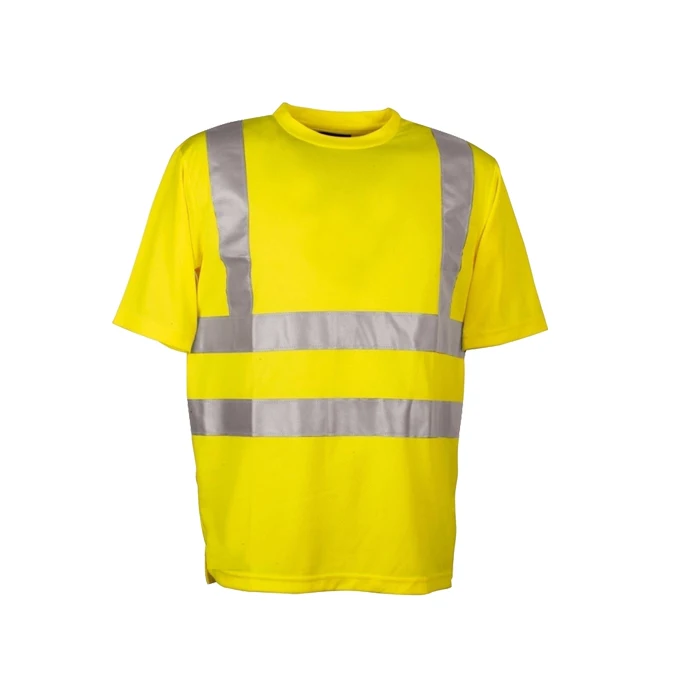 Long Sleeve Hi Vis Polo Shirt Reflective Stripes Safety Polo T Shirts ...