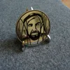 High quality 2018 silver plating Sheikh Zayed round shape plaque with metal stand