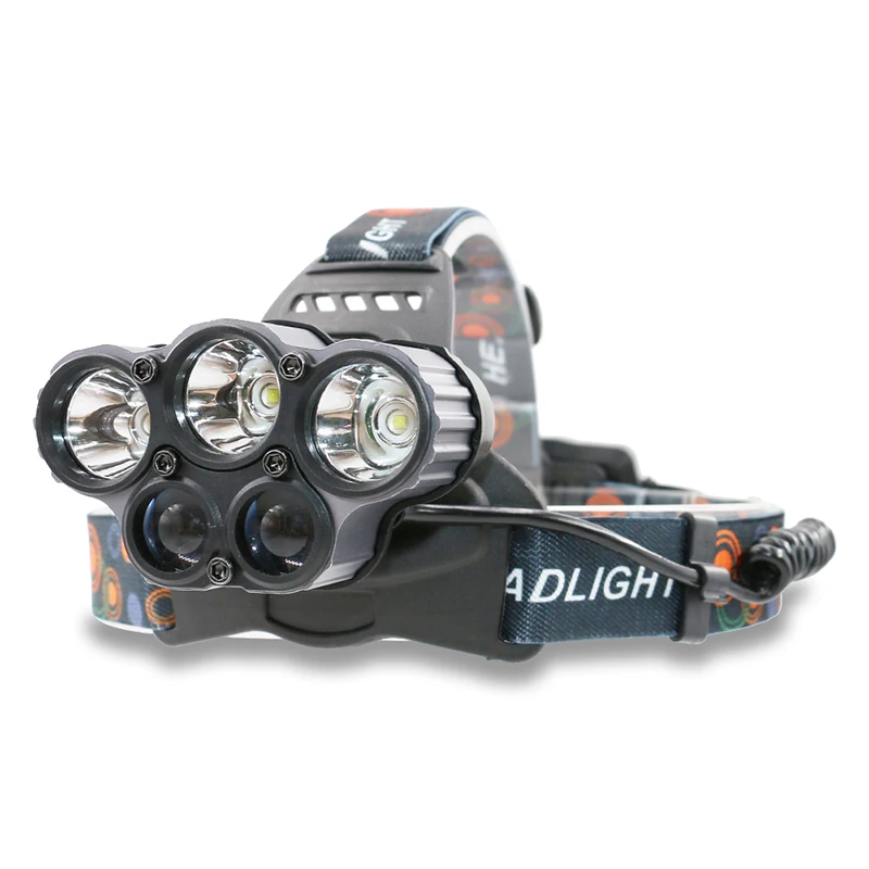 T6 Headlamp LED, 6 Modes Headlight, Brightness Light for Camping, Running, Hiking and Reading