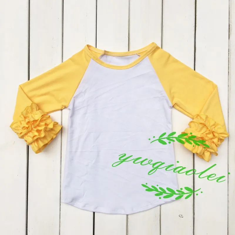 ruffled raglan shirt