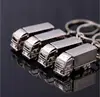 Mini 3D Big Truck Car Shaped Key Chain Ring Alloy Wholesale Custom OEM Auto Metal Toy Car Keychain