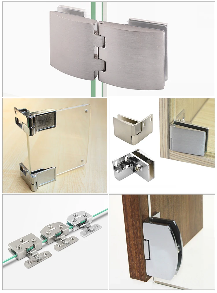 Schrankscharniere aus gebürstetem Nickel