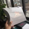 2018 Hair Extension Packaging Pillow Box With Customized Rose Gold Foil Logo