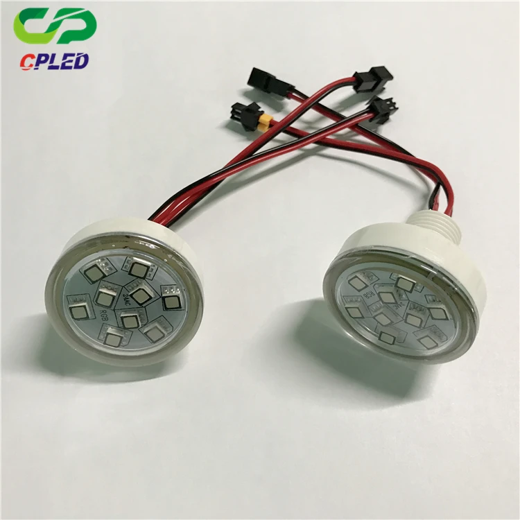 new shape cabochon rgb led pixel 60mm 18led amusement 24v led lights.JPG