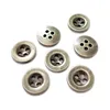 Guaranteed quality unique shirt plating abs plastic anqity Plastic silver button