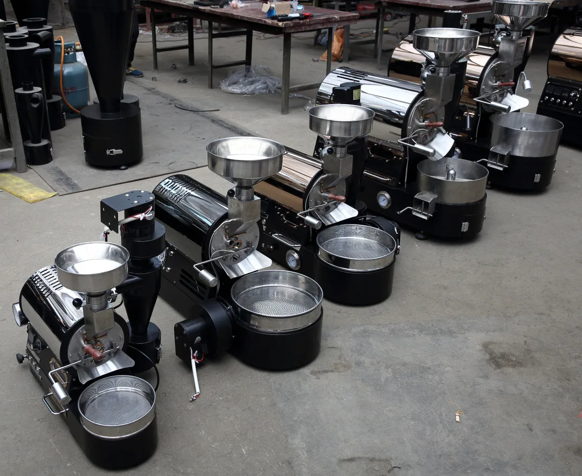 10kg Industry Grade Coffee Roaster For Sale / Stainless Steel Thick