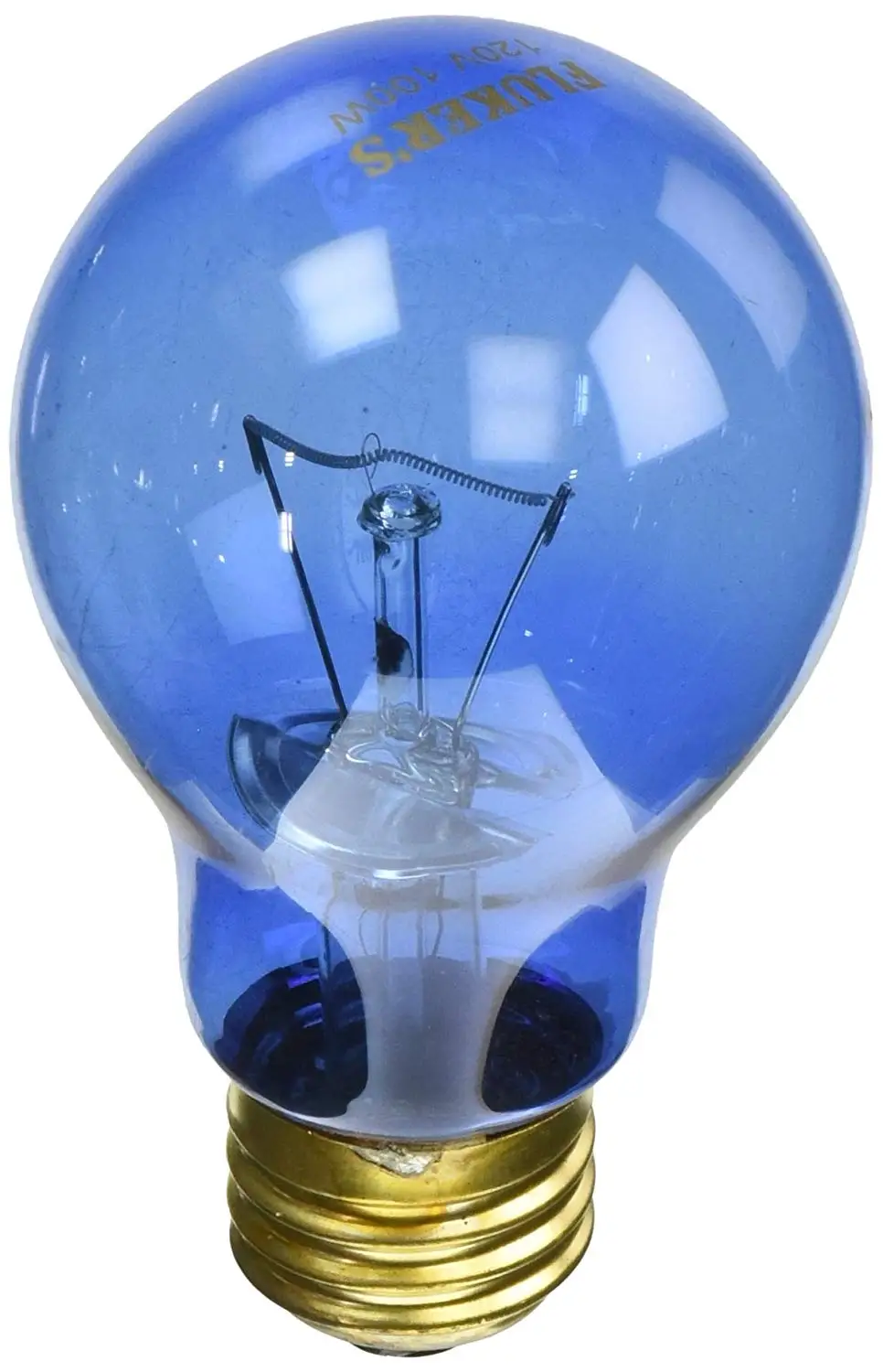Fluker Labs SFK22403 Reptile Incandescent Daylight Bulb for Pet Habitat, 100-watt, Blue