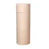 Custom printed kraft paper round tea package box