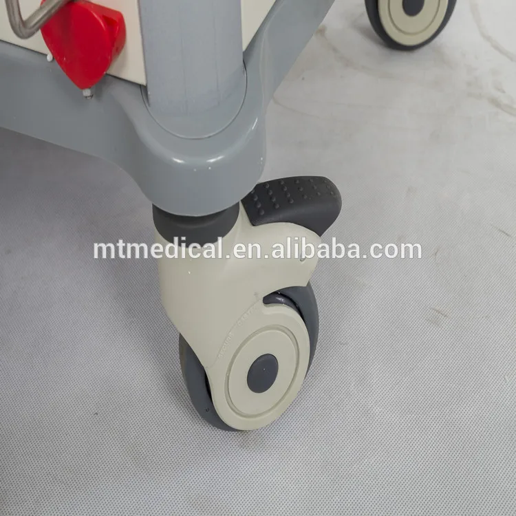 Chinese Manufacturer Hospital Equipment ABS Mobile Medical Trolley Crash Cart