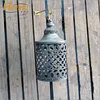 Vintage decoration antique round metal lantern with wall bracket
