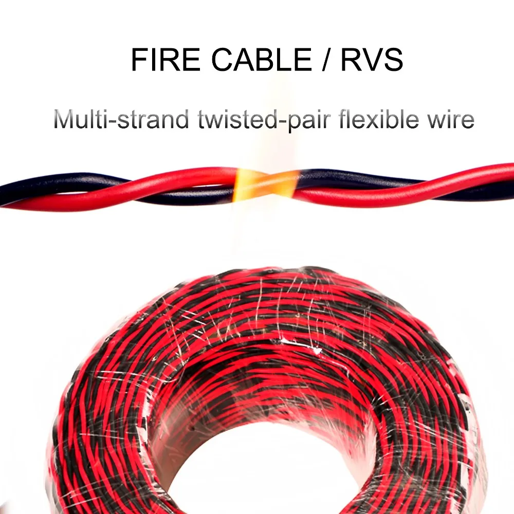 1.5mm Square Pvc Insulated Twin Flat Rvs Twisted Electric Cable Buy