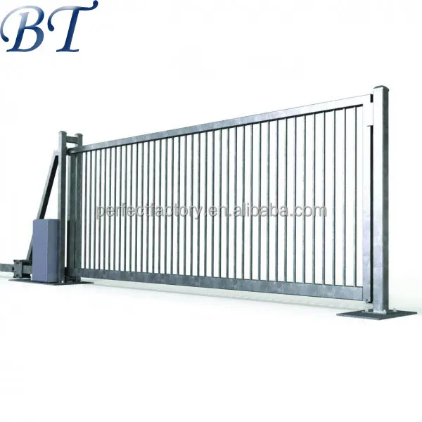 
Galvanized metal Automatic Sliding Gates For Driveways 