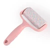 Reusable pink cute mini house clean pet hair lint roller