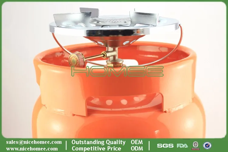 Nigeria/gana/kenya 6kg Lpg Gas Cylinder With Burner Buy Gas Cylinder