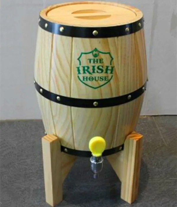 Wood mini barrel with custom design