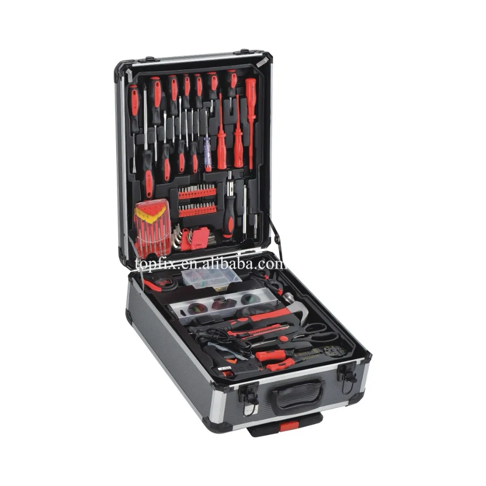 187pcs Professional Hand Tools Plastic Wheel Trolley Tool Box Set Buy Hand Tool Set,Chrome